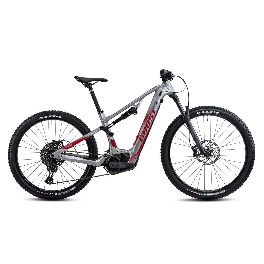 GHOST E-ASX 130 Universal AL 93AS1009 M gray 2/riot red - matt/glossy
