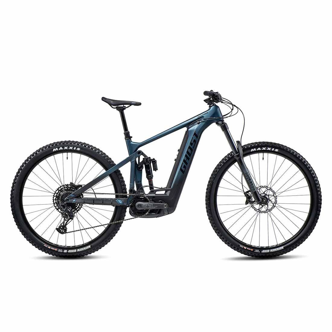 GHOST-Bikes E-Riot AM CF Advanced 93ER1028 XL dirty blue/black - glossy/matt