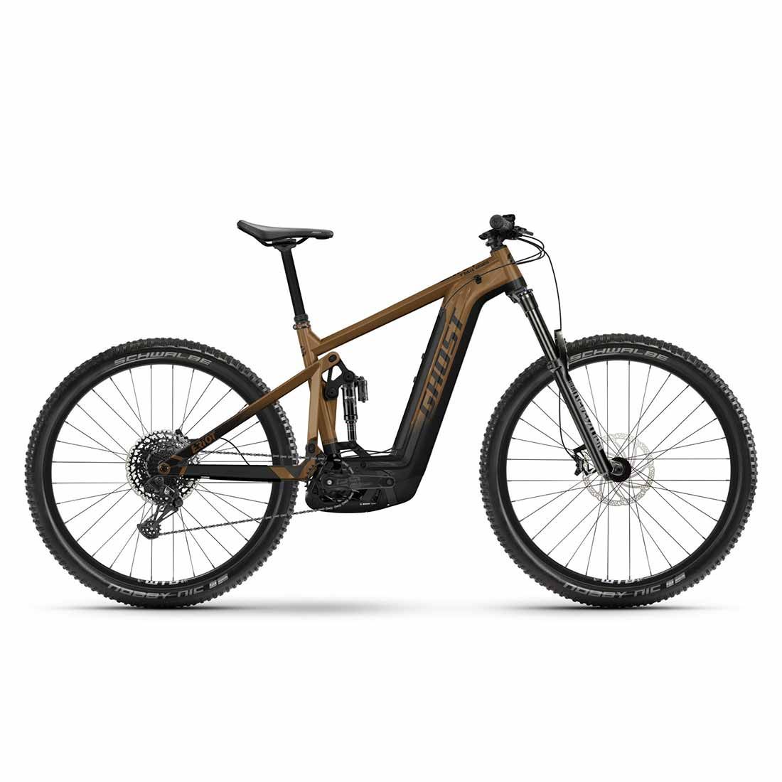 GHOST-Bikes E-Riot Trail Advanced 31ER1007 S black/gold - glossy