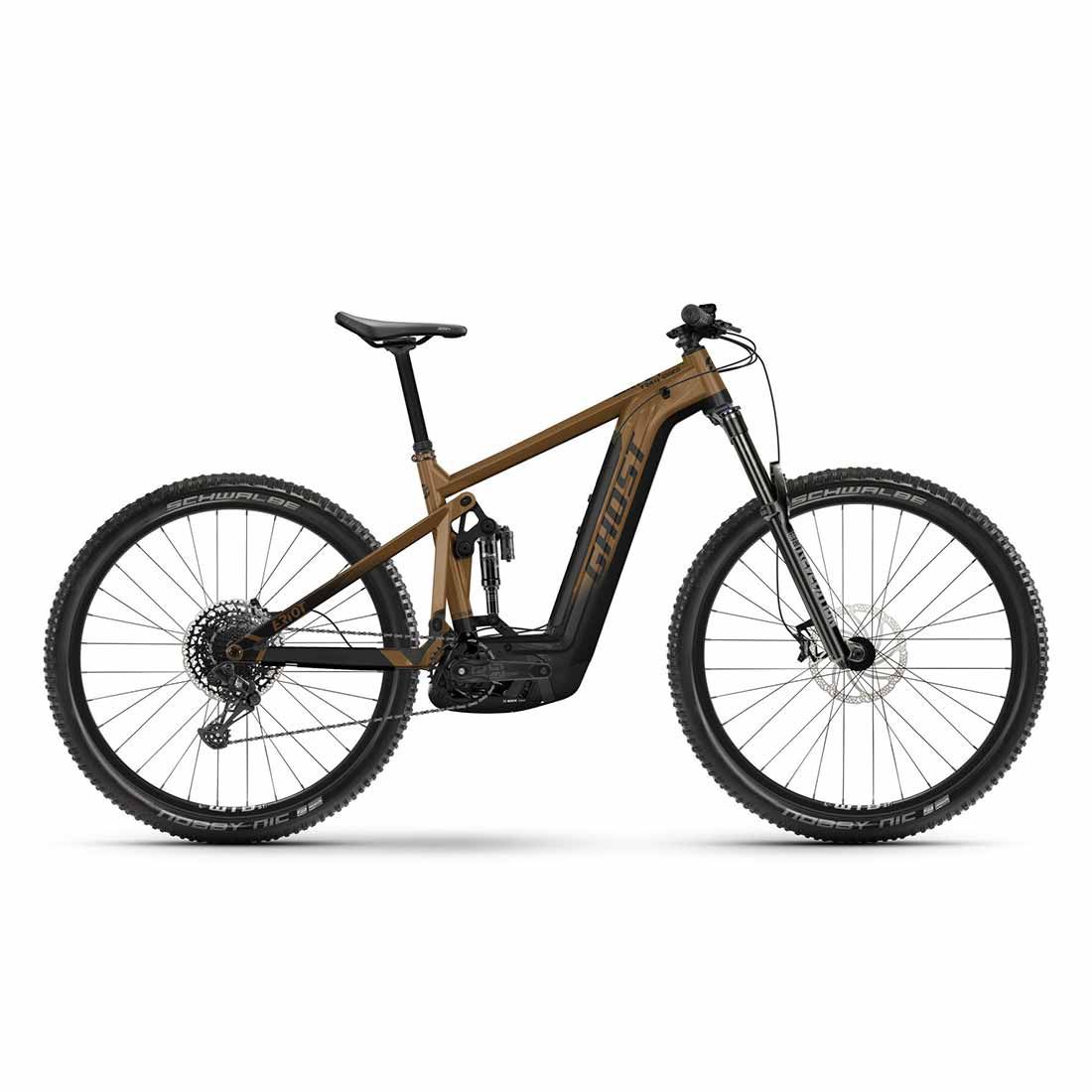 GHOST-Bikes E-Riot Trail Advanced 31ER1008 M black/gold - glossy
