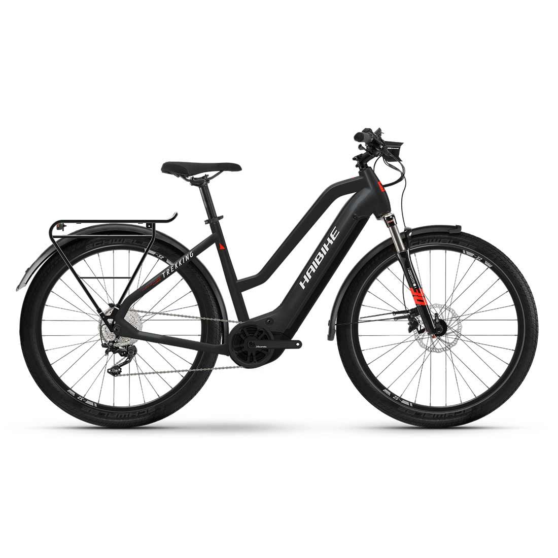 Haibike Trekking 6 45105244 MATTE_BLK_RED_REFLEX