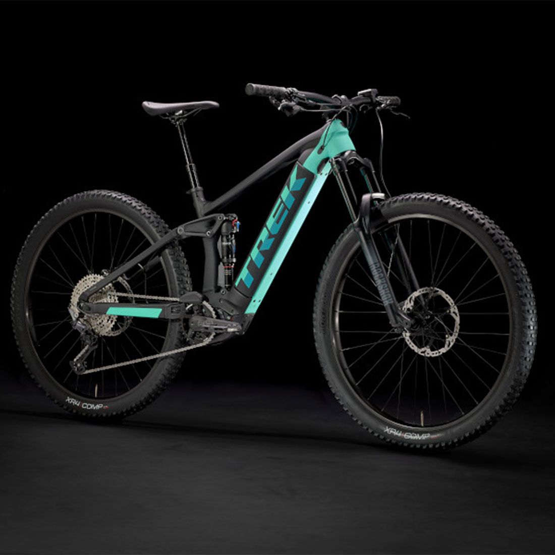 Trek Bicycle Rail 5 625W Gen 2 5258944 L Matte Trek Black/Miami Green