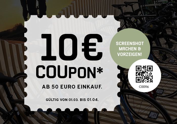 Eröffnung, Radlherz, Coupon, 10€, sparen, Rabatt